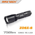 Maxtoch ZO6X-6 750 Lumens 1*18650 IPX7 Cree T6 XM-L Zoom